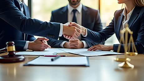 Corporate Lawyer Dubai advising on a commercial contract